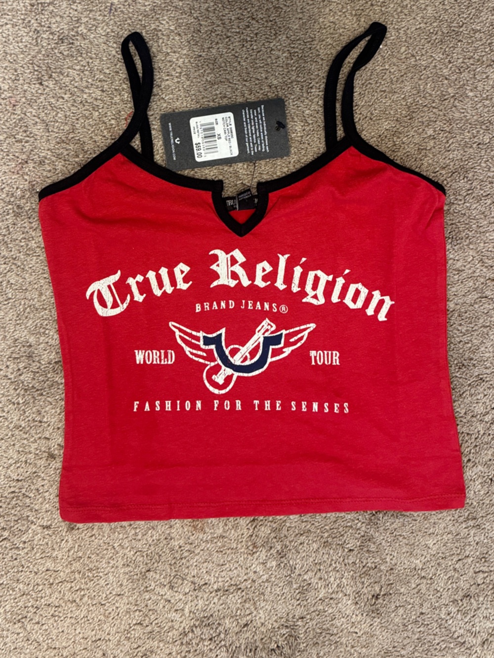 NWT True Religion Notch Cami Top